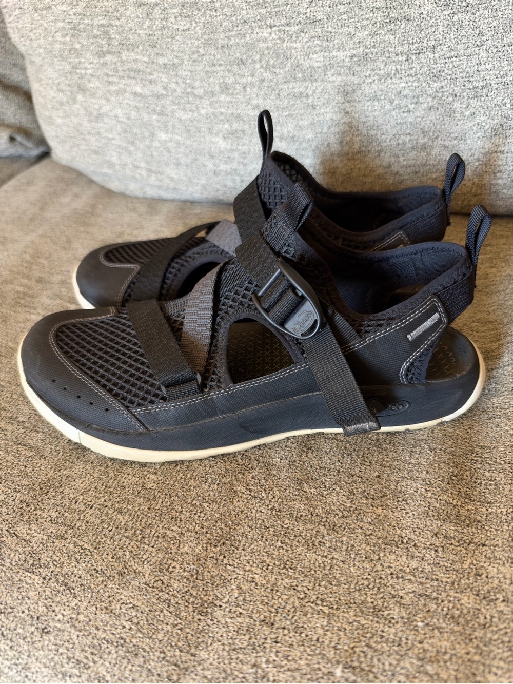 Chaco Odyssey Sport Hiking Sandal Black Womens Size 11